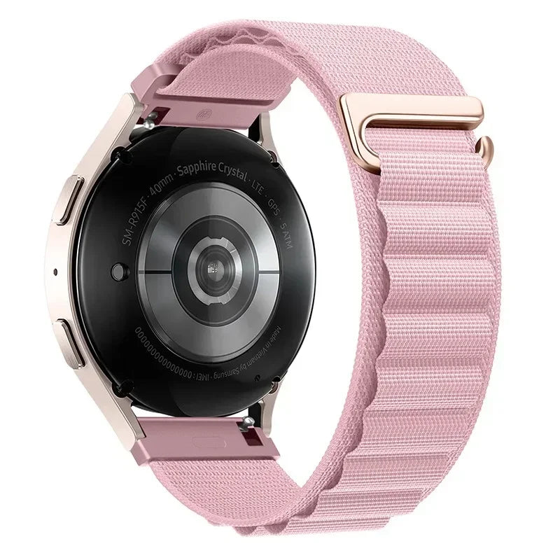 20mm 22mm Alpine Nylon Loop Band For Realme Watch 5/S/3 Oneplus Watch Lite/3/2/2R Comfortable Strap For Xiaomi Watch 5/S4-3-2-1