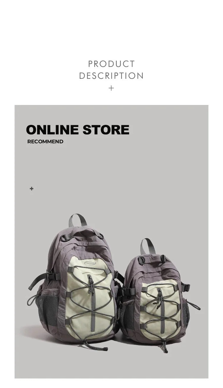 Small Outdoor Travel Backpack for Women, Lightweigh Waterproof Hiking and Mountaineering BackpackJunior High School Bag Student