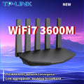 TP-LINK WiFi7 BE3600 Router 2.5G Gigabit Ethernet Port Home High Speed Internet Connection 2 WAN Ports Convergence Acceleration