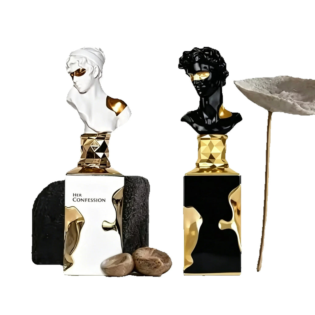 Lattafa Her Confession Unisex Perfume Collection with Two Elegant Long Lasting Oriental and Woody Floral Styles for Daily Wear Gift Use Premium Scent