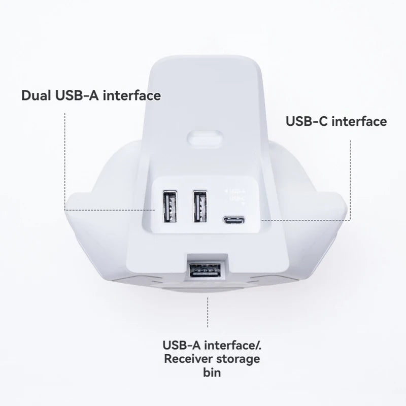 New Flydigi APEX 5 / Vader 5 Pro Charging Dock 2 PRO Customize GIF RGB Animated Bitmap USB Multifunction Expansion Dock