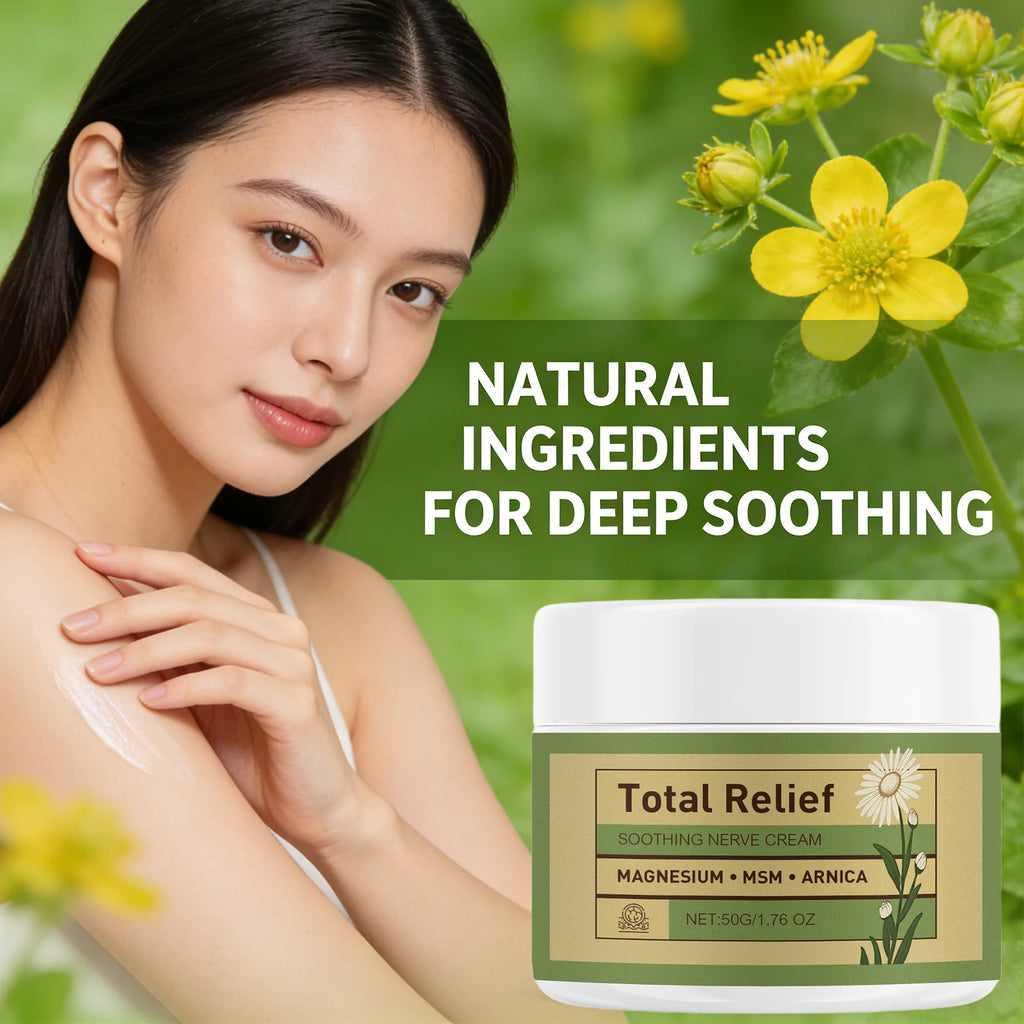 Magnesium Soothing Cream Nerves Relief Long-Lasting Hydration Prevent Drying Moisturizing Body Cream
