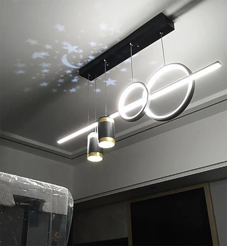 Modern Restaurant Pendant Lights LED Dining Tables Kitchens Ceiling Lights Modern Minimalist Hotels Bars Cafes Home Decor