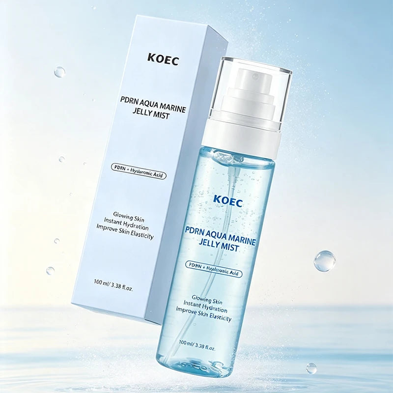 PDRN Hyaluronic Acid Facial Moisturizing Spray Serum Deep Hydrating Soothing Repairing Face Mist Essence Skin Barrier Nourishing