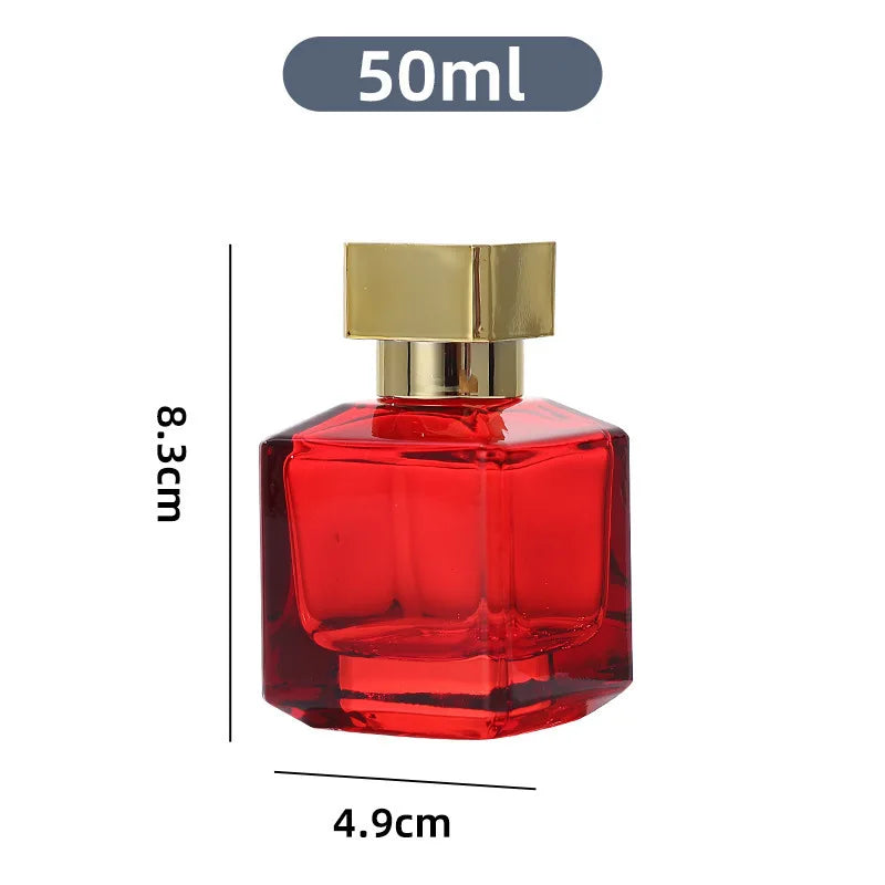 50ML Perfume Refill Bottle Luxury Moisturising Spray Glass Travel Pump Portable Empty Cosmetic Sub-Bottling