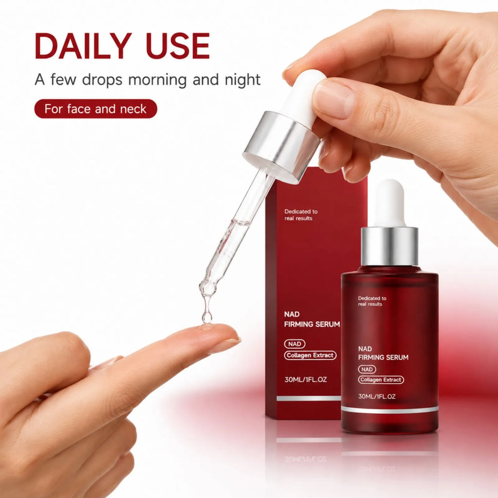 NAD Collagen Firming Facial Serum 30ml Hydrating Skin Elasticity Boost Smooth Lines Look Lightweight Daily Skin Care Essence
