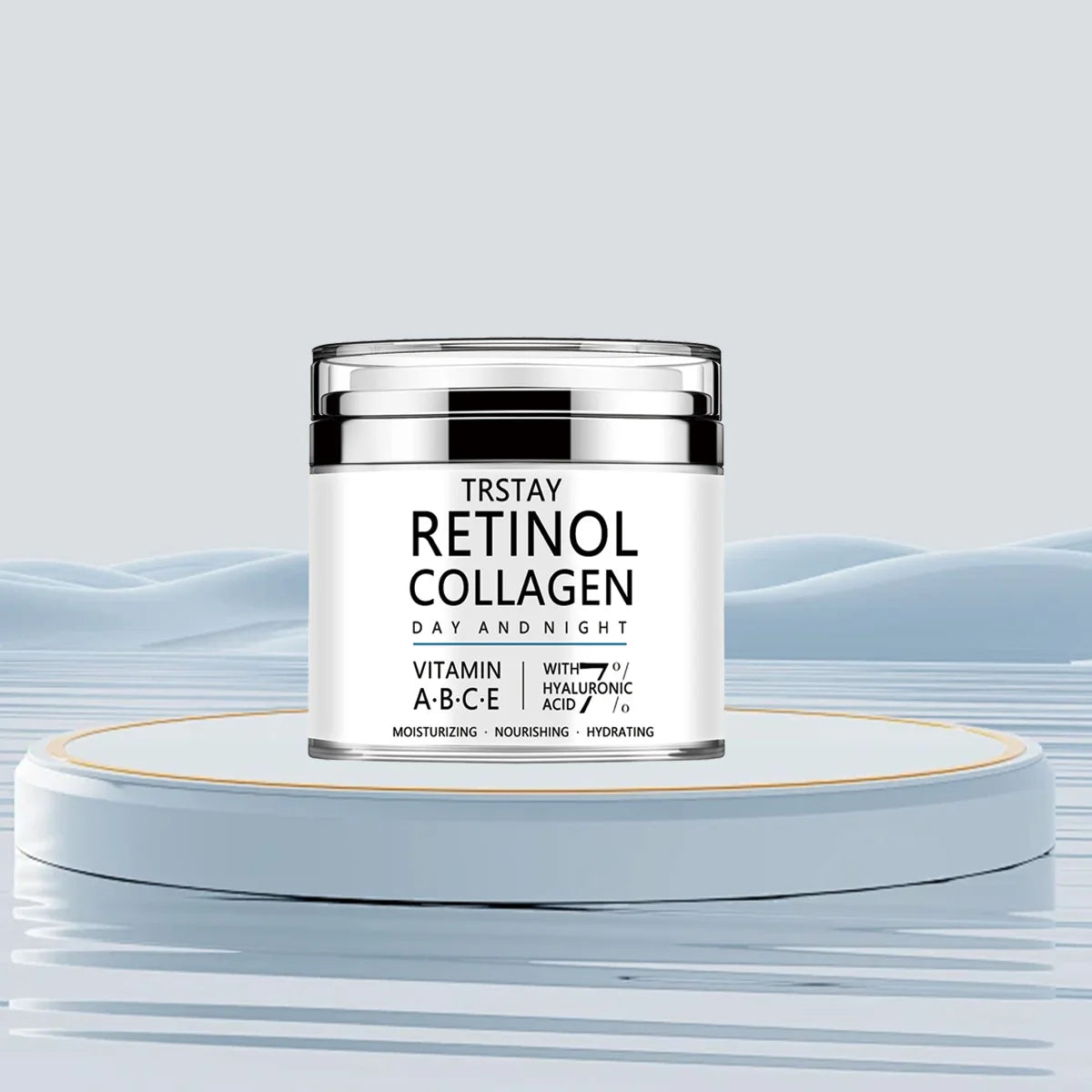 TRSTAY Retinol Collagen Cream - nourishes moisturizes, making the skin look more hydrated and smooth
