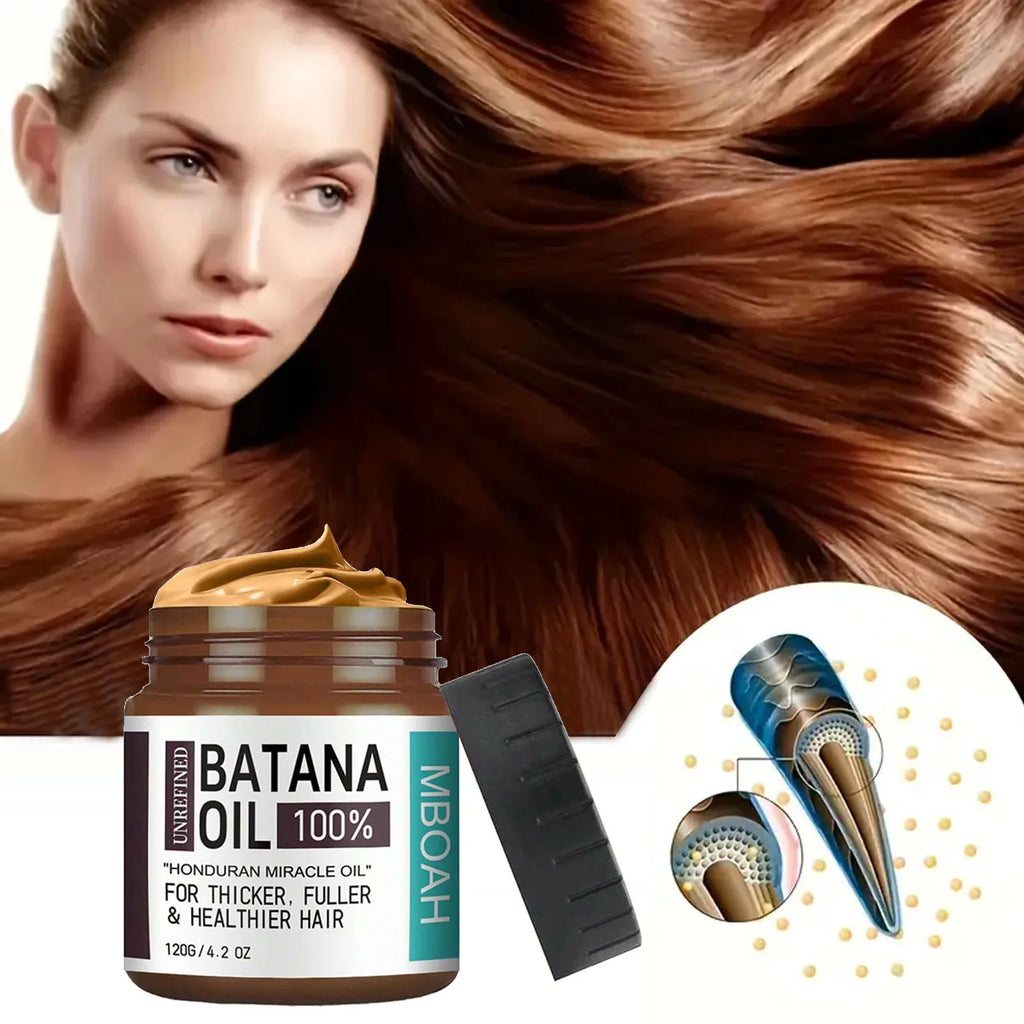 100% Batana Oil from Honduras - Get Fuller, Thicker, Healthier Hair - Great Men Conditioner Haircare Silky - Hair Nutrition Oil