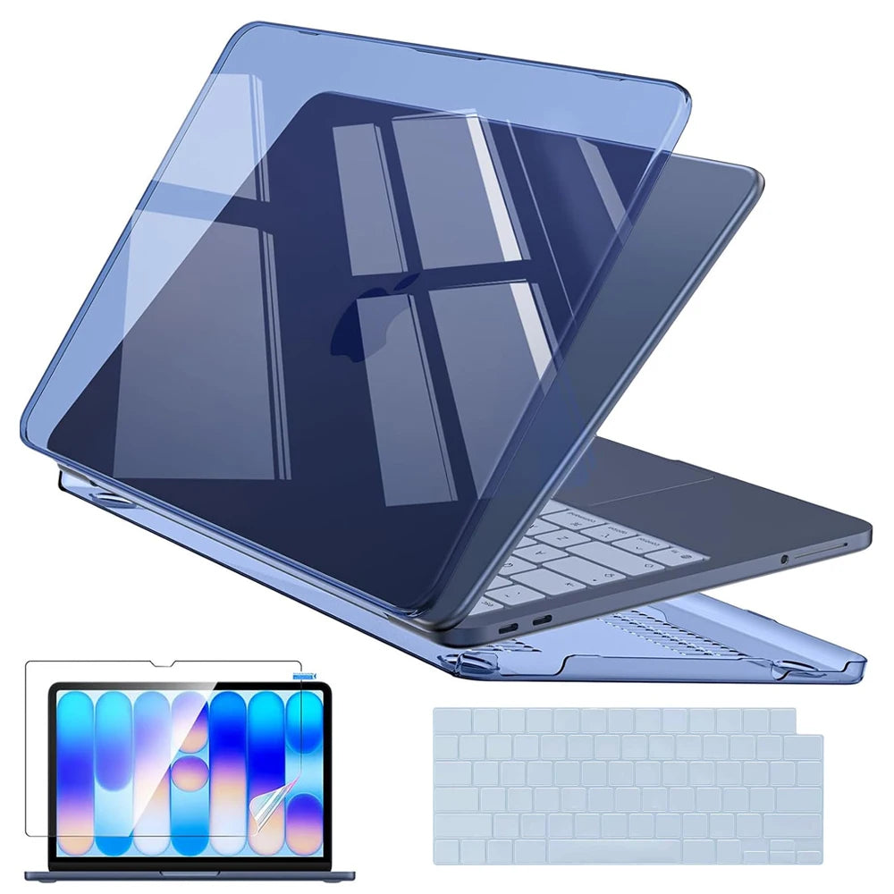 For MacBook Neo Case 2026 Model A3404 with A18 Pro Chip, Scratch Resistant Protective Hard Shell Case&Keyboard Cover&Screen Film