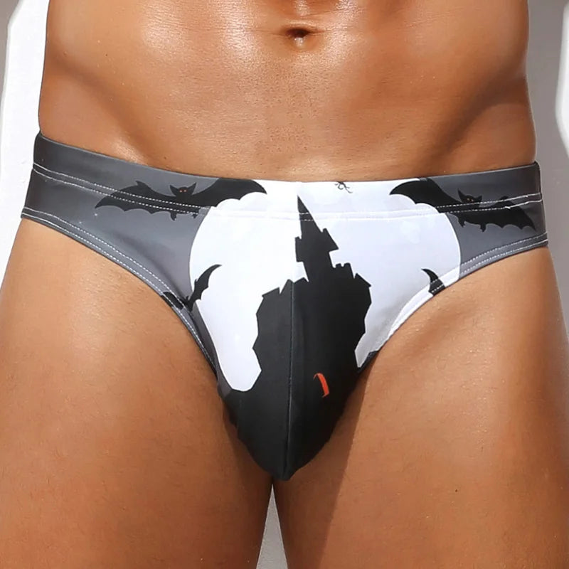 Men's Sexy Bikini Swimsuit Beach Underwear Board Shorts Surfing Man Bathing Briefs Breathable Stretch Underpants
