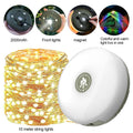 LED Garland Camping Light With Retractable Campify Lamp String LightsColorful Festive Atmosphere Party Tent Lighting Glow Camp