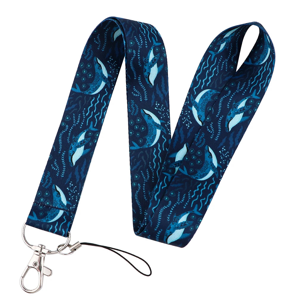 100 Designs Cute Art Lanyard for Keys Chain Badge Holder ID Credit Card Pass Hang Rope Lariat Mobile Phone Charm Accessories