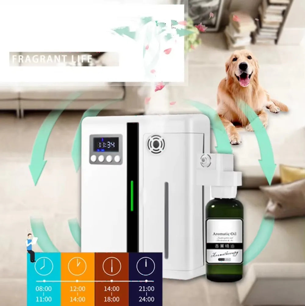Bluetooth Smart Aroma Diffuser Hotels Air Freshener Flavoring Diffuser Coverage 300m³ Electric Smell For Home Smell Distributor