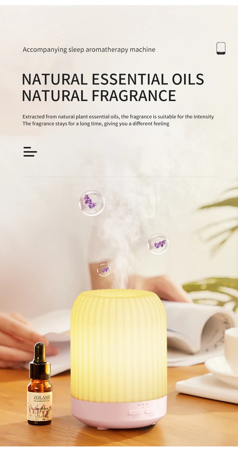 Home Essential Oil Humidifier Aromatherapy Machine Smart  Automatic Perfume Machine Bedroom Diffuser Night Light Humificador