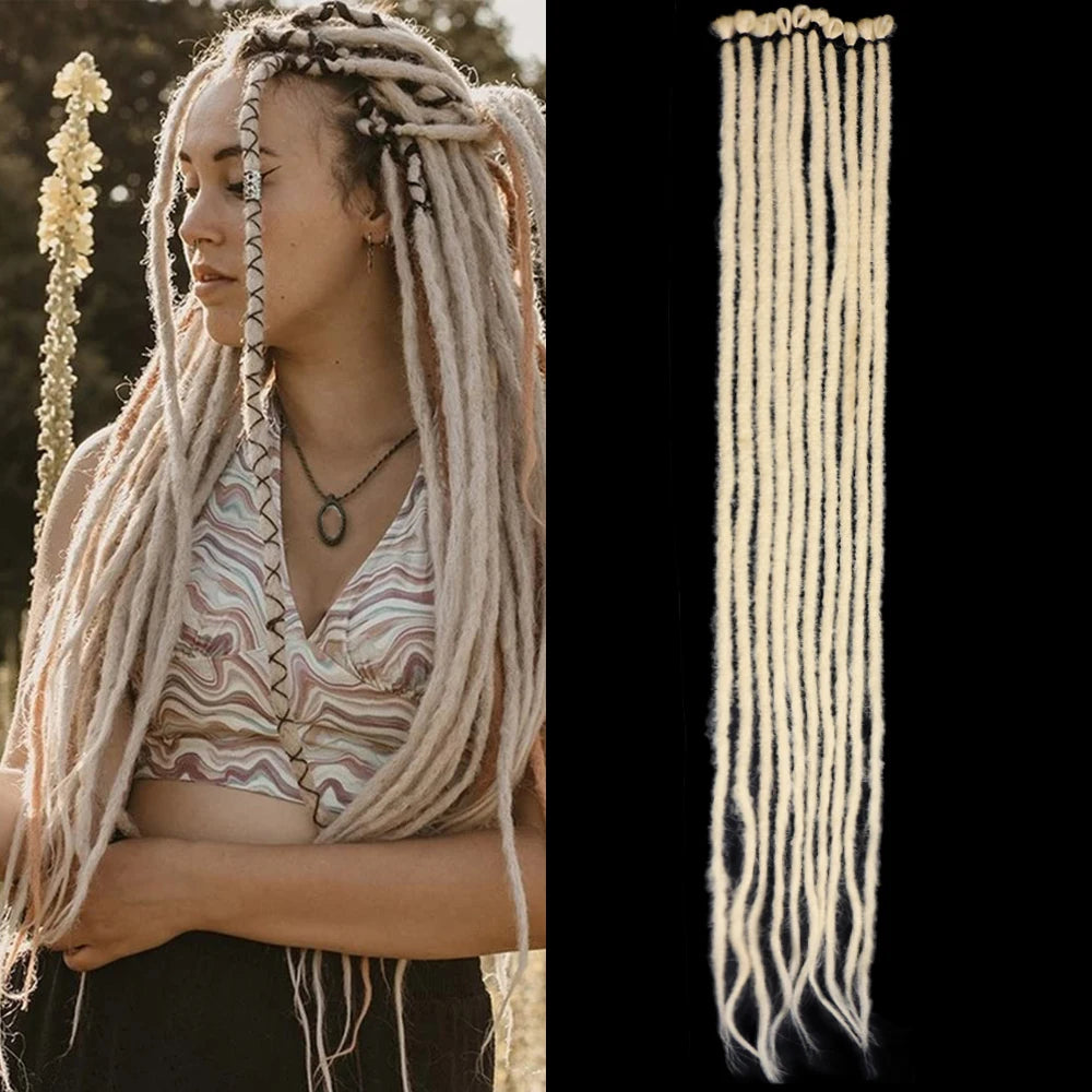 Dreadlock Extensions 26" Synthetic Dreads Crochet Reggae Dreadlocks Green 1pack/3packs/6packs