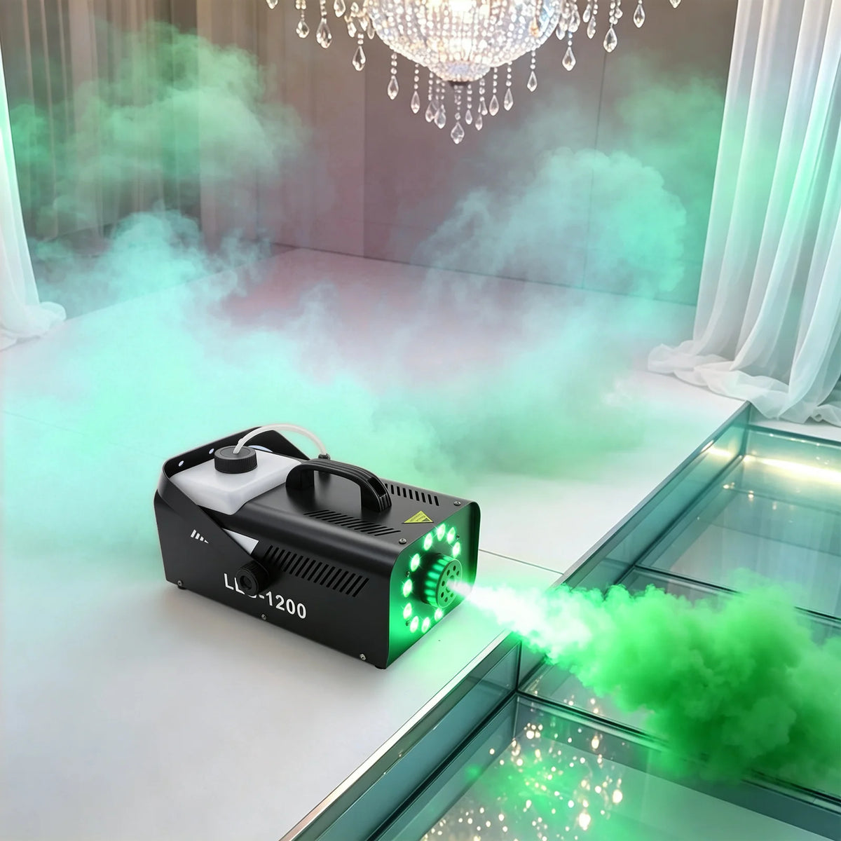 Fog Machine, Smoke Machine, Stage Smoke Machine for Parties, Birthdays, Halloween, 2.5L Tank, Wireless Remote