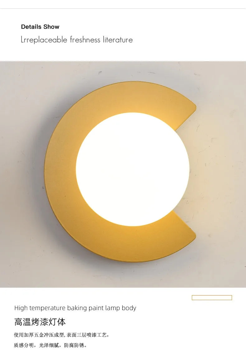Bedside Wall Lamp for Bedroom Stairs Indoor LED Wall light Wall Sconce Home with G9 Light Bulb Living Room Gold Black Lighting