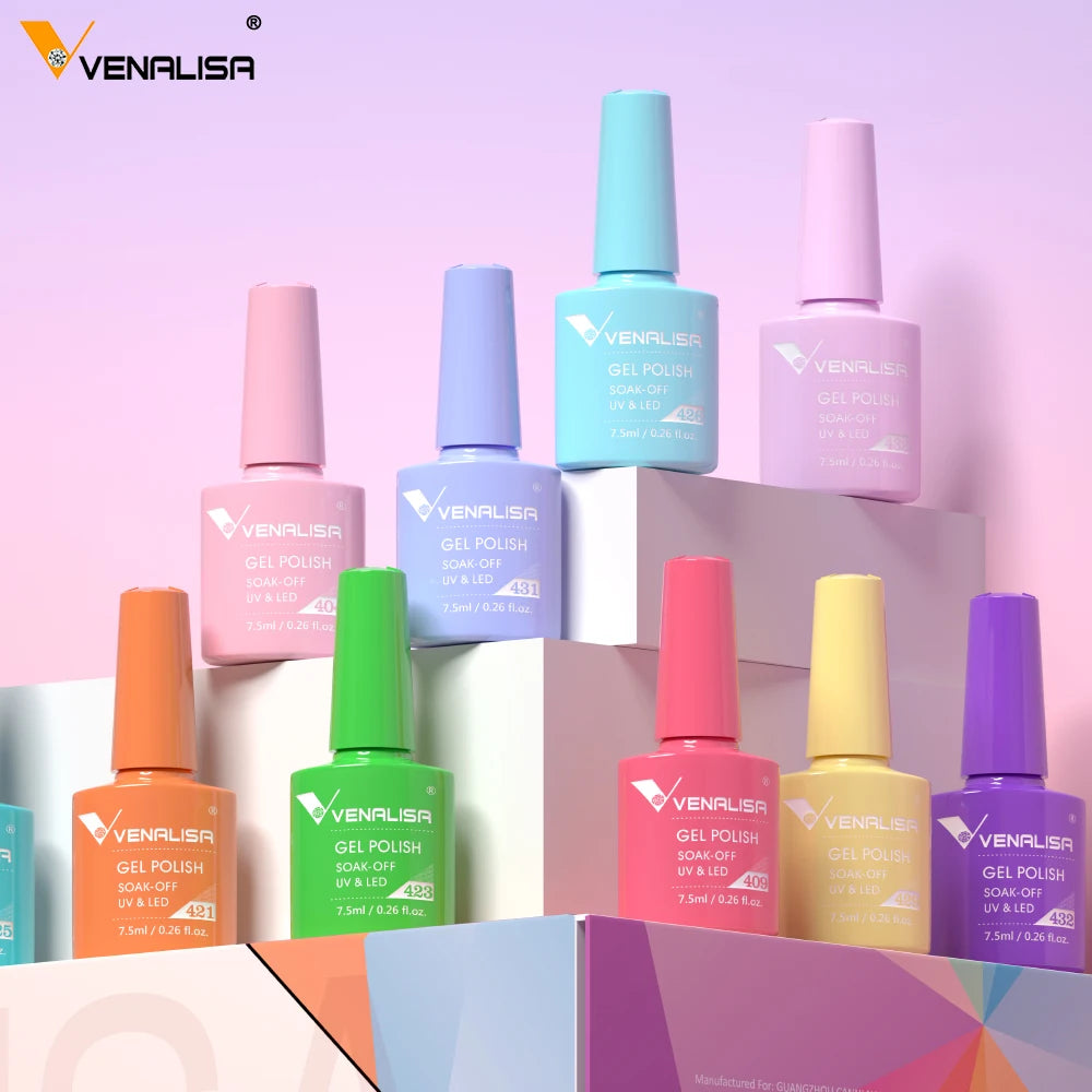 Venalisa TPO Free Earth Brown Autumn Color Collection Nail Gel Polish Soak Off UV LED Gel Varnish Gorgeous Gel Nail Manicure