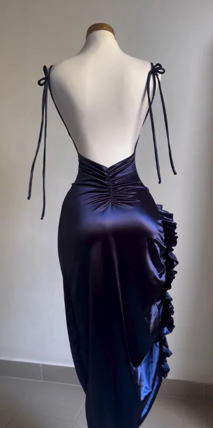 2026 Europe and the United States New Cross-Border Dress Summer Senior Sense Y2K Sexy Halter Spice Girl Dress