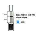 Easy Replacement Cylinder Smart Lock APP TTlock Bluetooth Fingerprint Password NFC Unlock Auto Lock/ Unlock Security Protection