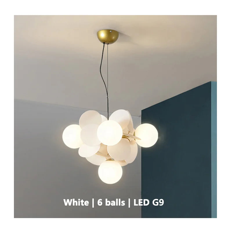 Colourful Branch Chandelier for Bedroom Living Room Acrylic Hanging Lamps Lustre Mood Ceiling Light Modern Led Chandeliers