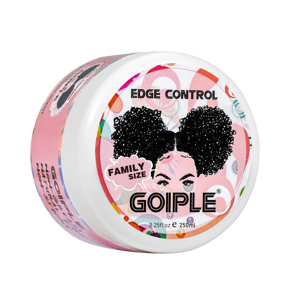 GOIPLE Long Lasting Hold Edge Control Gel for Black 4C Non-greasy Styling Wax Tame Frizz Slick Baby Hair Broken Finishing Cream
