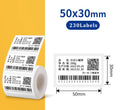 20-50mm White Thermal Label Sticker Compatible for M110 M220 M200 Marklife P50 E210 Munbyn Nelko PM220 MiniPrinter