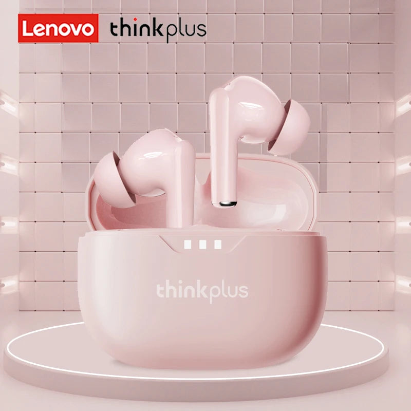 Lenovo Earphones TWS Wireless Bluetooth 5.3 Earbuds HiFi Stereo Noise Reduction Headphones Touch Control HD Call with Mic New
