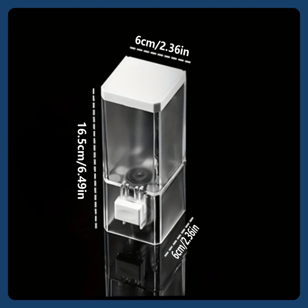 Transparent Wall-mounted Manual Soap Dispenser Household Bathroom Hotel Single-head Non-punching Hand Sanitizer Soap Dispenser