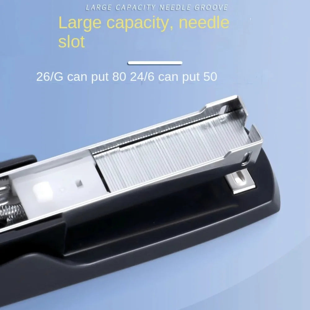 Hand Tools Labor-Saving Stapler Portable Stapling Tools Staplers for Desk Metal Grey/Black Paper Stapling Machine