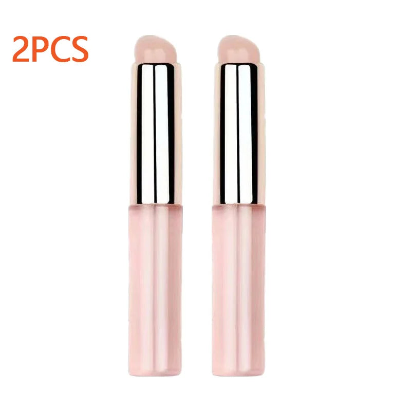 Nail Art Silicone Brush Reusable Mirror Powder Pigment Applying Manicure Tool Gradient Effect Nail Arts Silicone Applicator