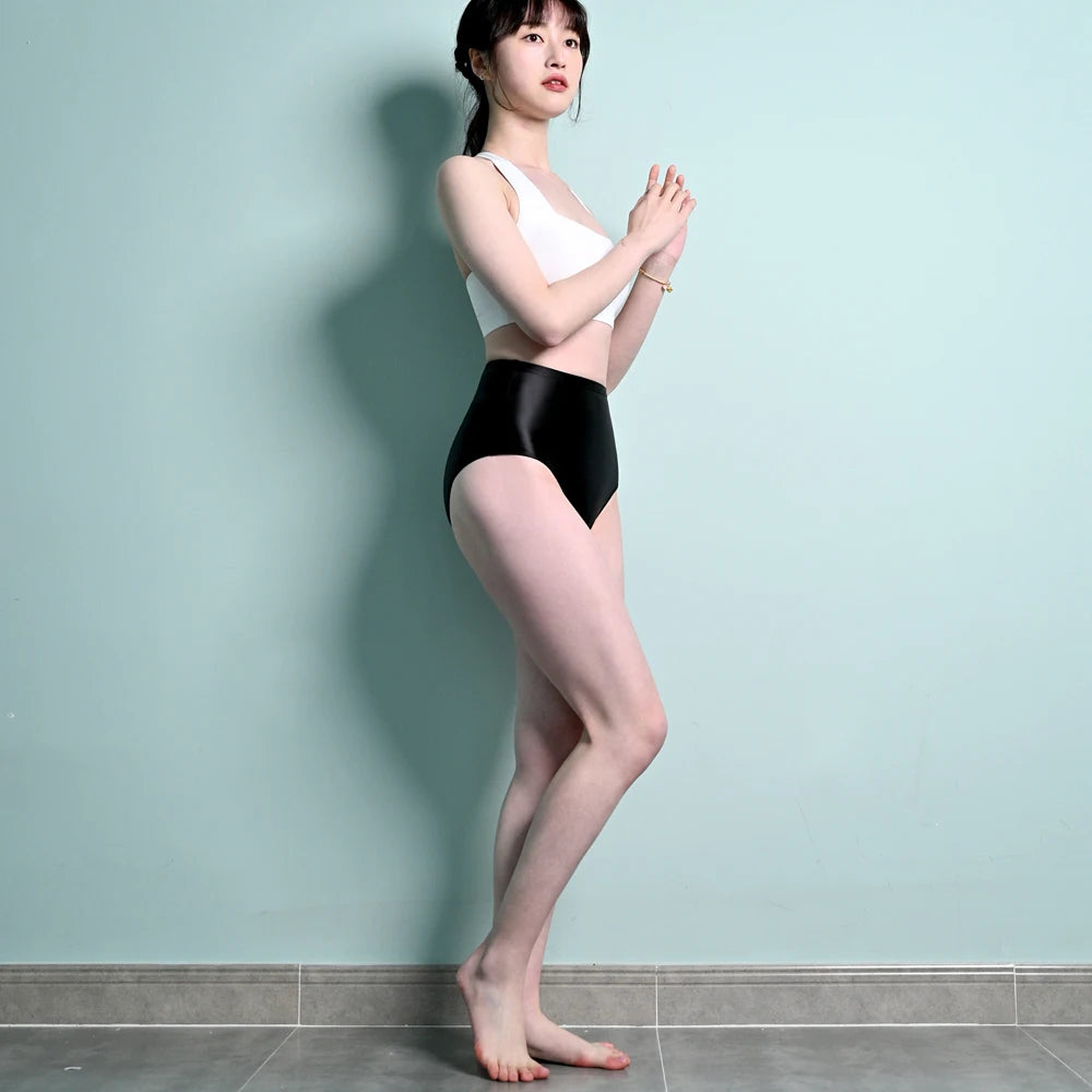 Low Waist Swimming Leggings for Men and Women,Trunks,Shorts,Underpants,Bikini Bottoms with Buttocks,Plus Size Underwear,Briefs