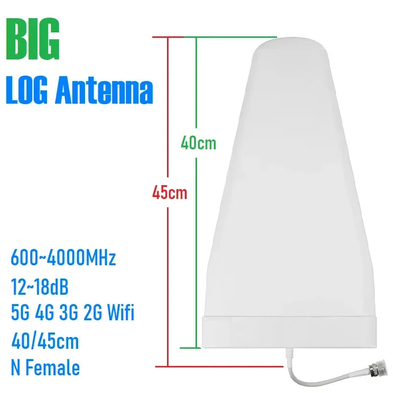 600 3800 MHZ 18dB Ultra HIGH Gain LOG 5G 4G Directional Antenna Router Amplifier Booster Repeater AP CPE