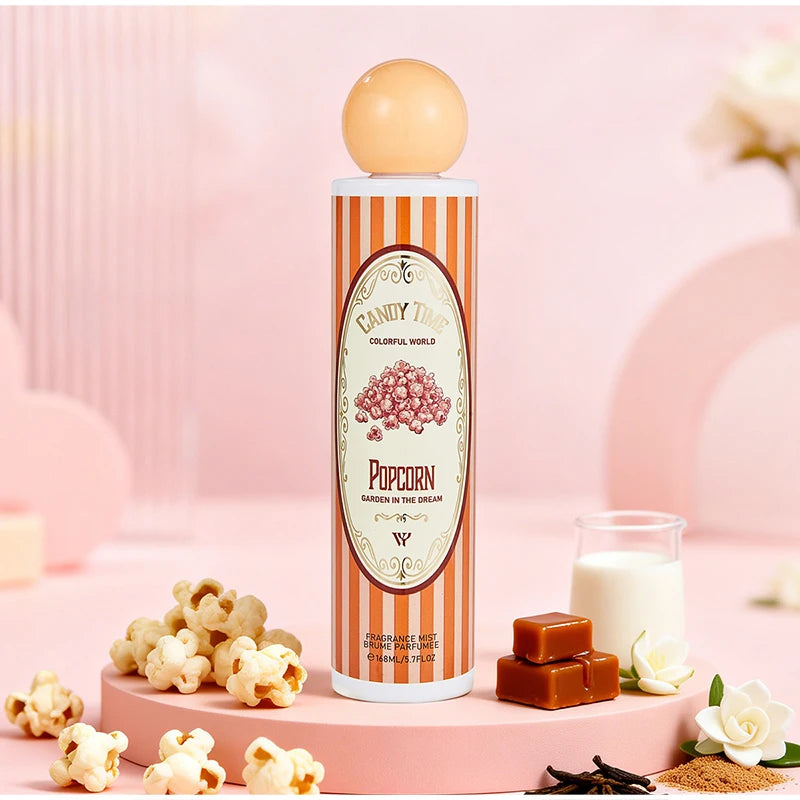 Dubai Arab Gourmand Fragrance 168ml Coconut Strawberry Cake Cotton Candy Fruit Scent Women Fresh Durable Portable Perfume Spray