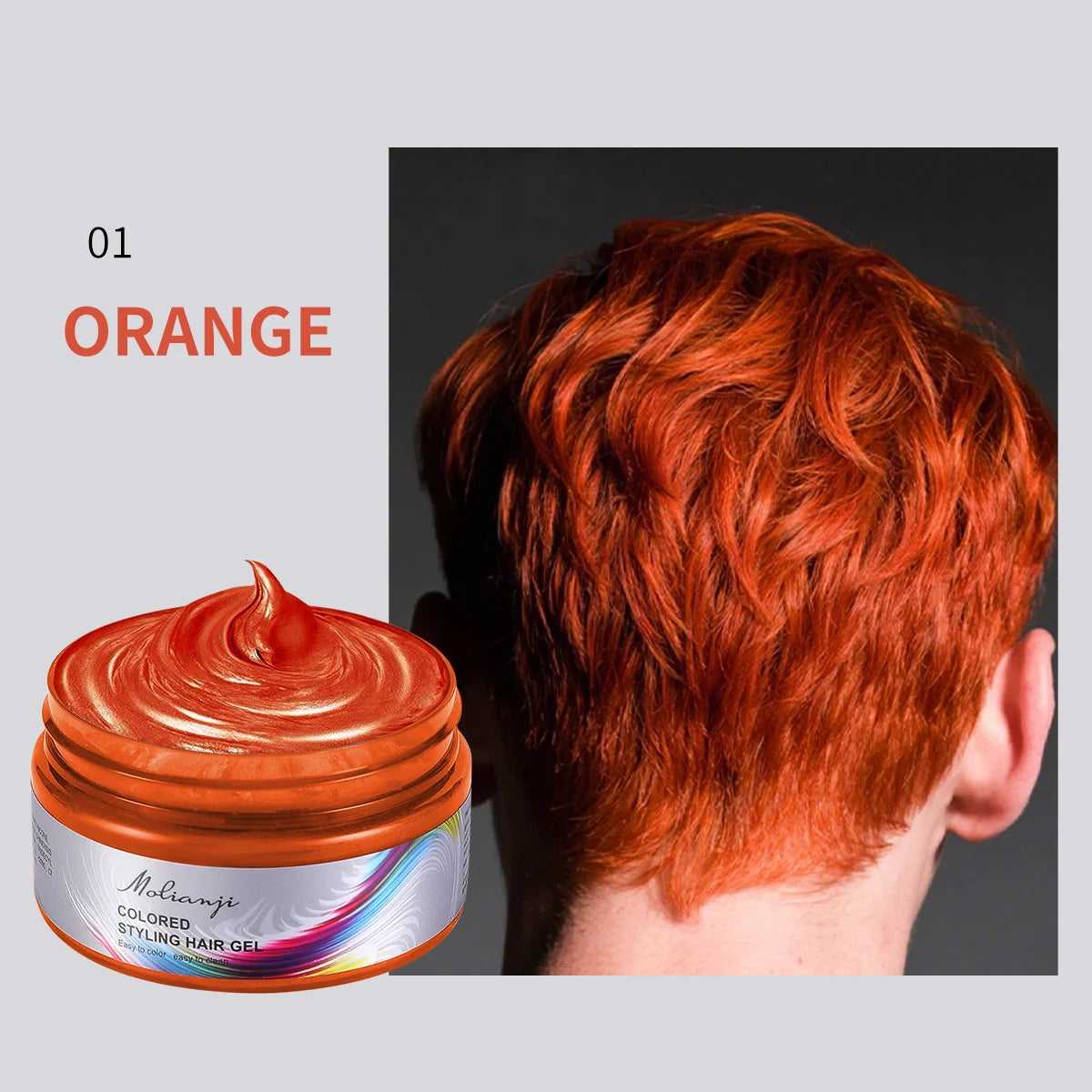 Disposable Hair Dye, Easy to Color, Easy to Clean, Instant Coloring, Creating colorful and Fashionable Hairstyles