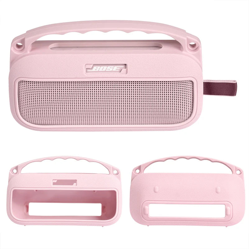 ZOPRORE Silicone Cover Case for Bose SoundLink Flex (2nd Gen) Speaker, Travel Protective Cover with Shoulder Strap and Carabiner