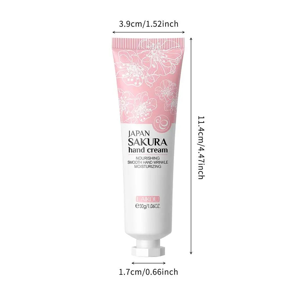 Sakura Hand Cream Whitening Wrinkle Removal Anti-crack Moisturizing Skin Care Cracked Repair Products Repair Hand Gream