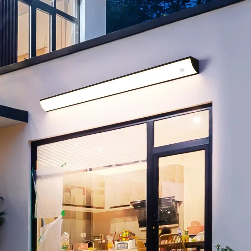 Long Strip Outdoor Balcony Room Decor Garden Terrace Led Lights Waterproof Wall Light Courtyard Door Light Porch Wall Lamp
