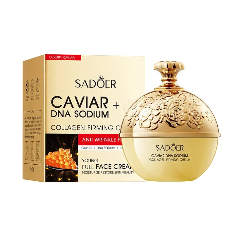 Anti-Wrinkle Face Cream Collagen Pearl Firming Lift Fade Fine Lines Caviar Moisturizing Smooth Brighten Korean Skin Care Product