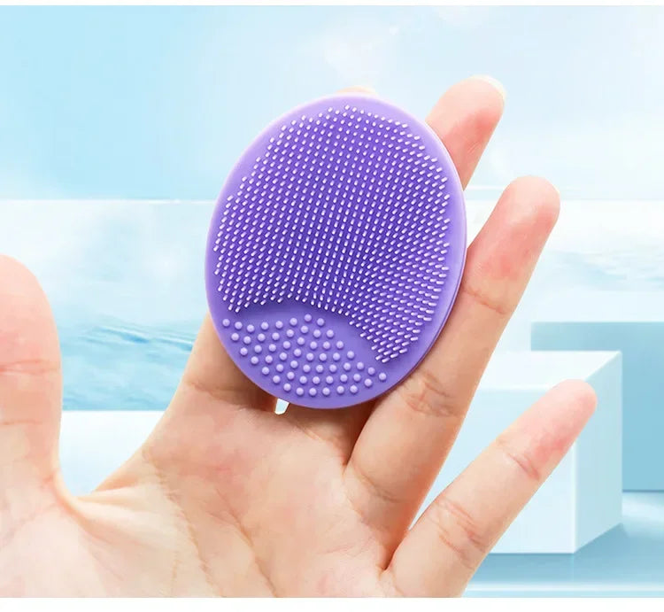 Silicone Face Scrubber Facial Cleansing Brush Face Exfoliator Blackhead Acne Face Wash Brush for Deep Cleaning Skin Care