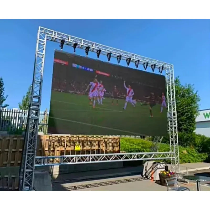 Custom Weatherproof Outdoor LED DisplaySuper Bright P1.25 4K Digital Signage Video Wall Car Advertising Display Stand Fine Small