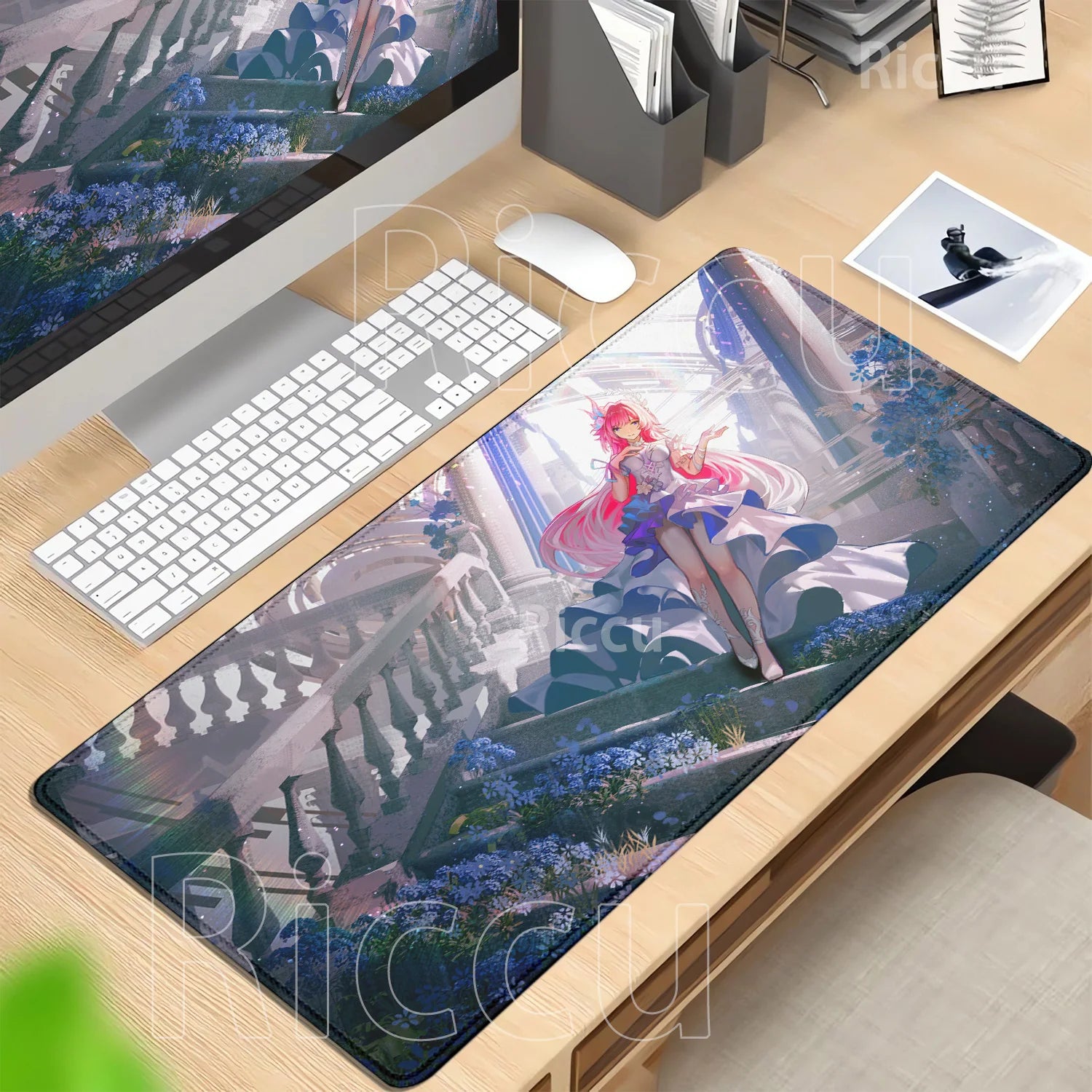 Mouse Pad Honkai Star Rail Cyrene HD printing Pretty Gaming Lock Edge Large Rubber Anime kawaii Mousepad Laptop offices Desk Mat