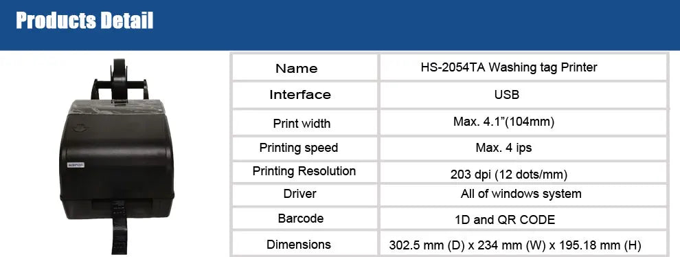 New Heat Transfer Printer Desktop Label for Washing Printing 2054TA