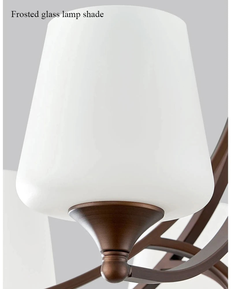 Antique chandeliers retro mid century modern lighting living room LED dining room hanging light indoor home decoration lighting