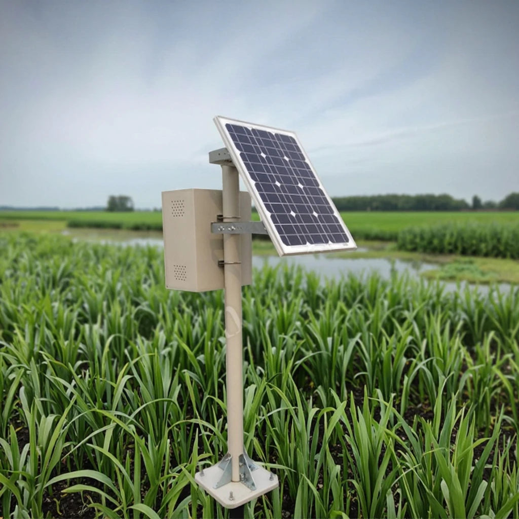 Soil Moisture Sensor Monitoring Solar Power Station Monitor System Portable Solar Power Station