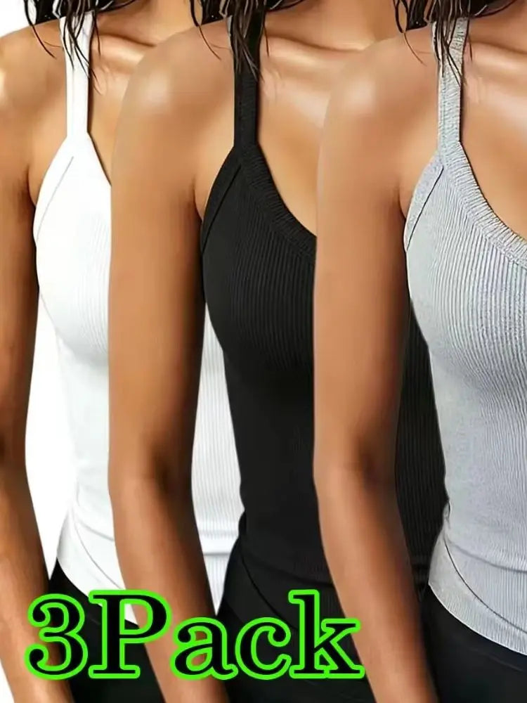 3pcs Summer Bra Top Sexy Women Ice Silk Crop Top Seamless Tube Tops Camisole Underwear Korean Fashion Solid Padded Bralette Vest