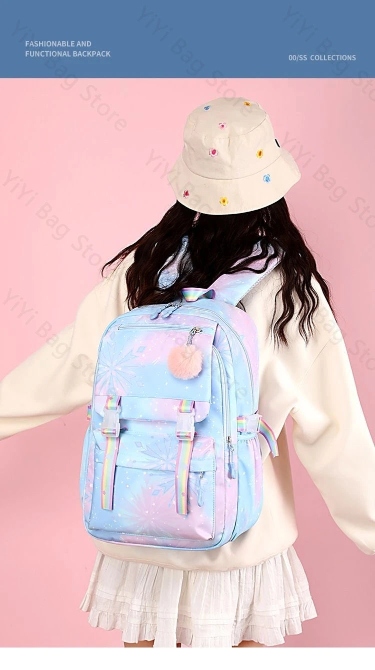Aphmau Backpack Cartoon Fashion Lightweight Student School Bag Boys Girls Durable Nylon Large Capacity Travel Backpacks Gift