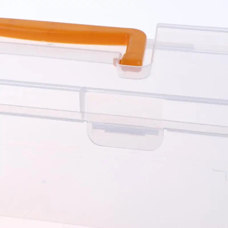 ✔Professional Tool Organizer Set,Transparent Parts Storage With Dividers-Portable Case For Kitchen Condiment Storage