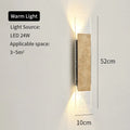 Outdoor Waterproof Wall Lamps Strip Natural Stone Wall Lights 18W LED Porch Wall Sconces Bedroom Exterior Lighting Fixtures