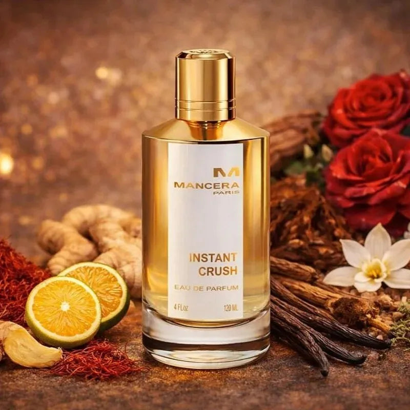 Instant MANCERA 120ml Unisex Eau De Parfum Long Lasting Aromatic Aquatic Fragrance Fresh Sea Notes Lemon Orange Summer Scent